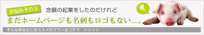 まだホームページも名刺もロゴもない