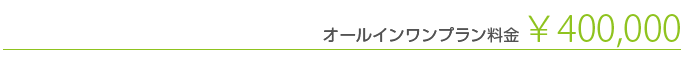 オールインワンプラン価格